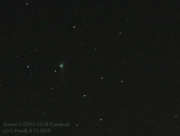 Komet Catalina, (c) C. Preuß, 8.12.2015
