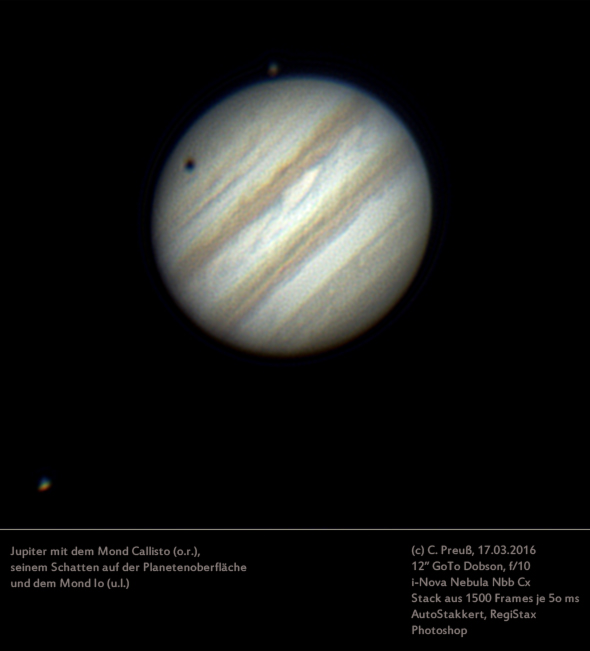 Jupiter am 17.03.2016, (c) Preuß