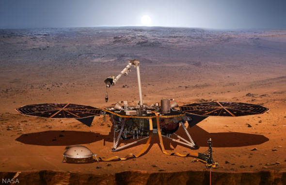 NASA InSight auf dem Mars